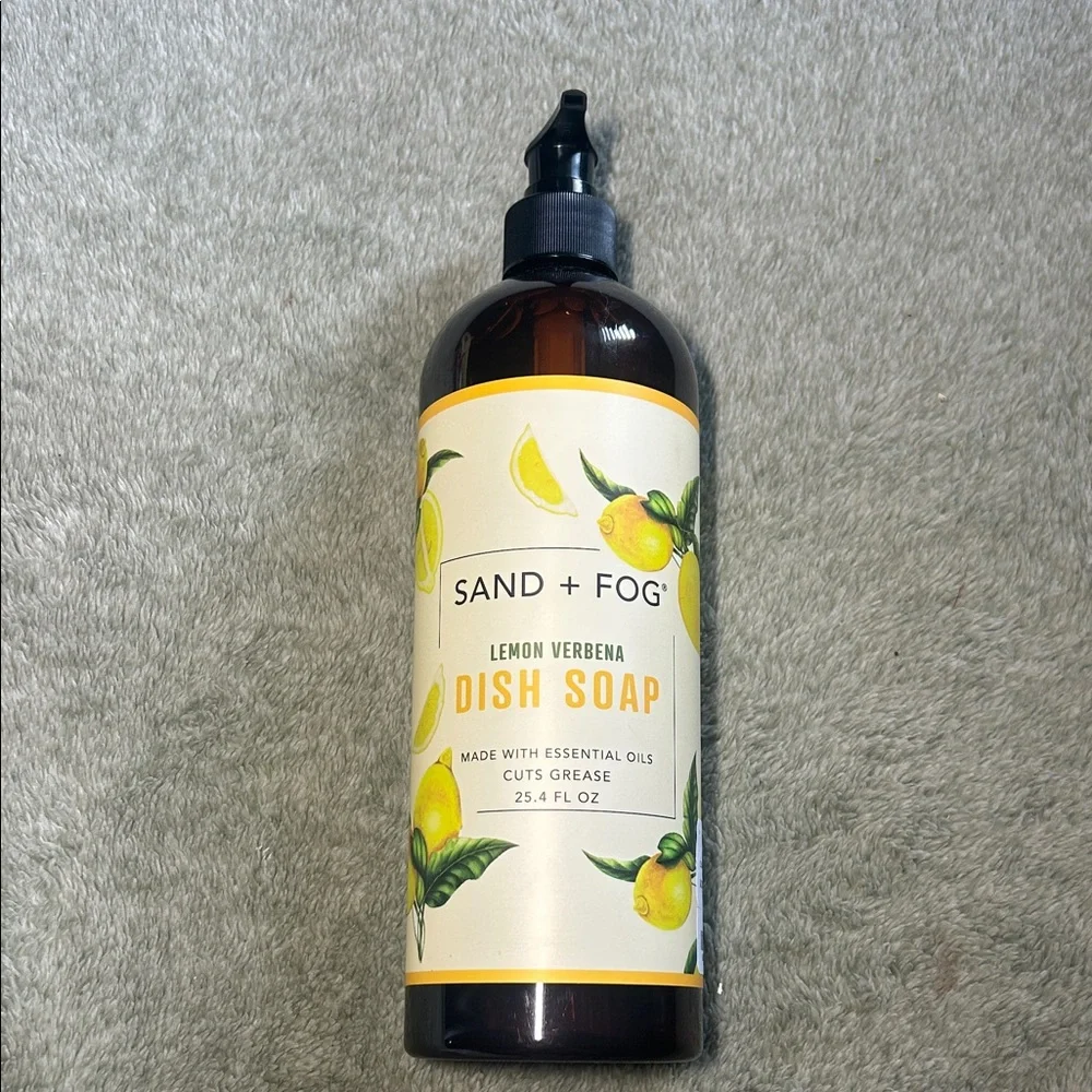 Sand + Fog Lemon Verbena Dish Soap, 25.4 oz. New Exp. 2028